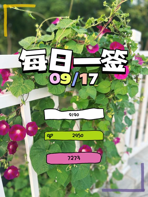 【每日一签】2025/09/17