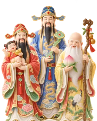 福禄寿三星